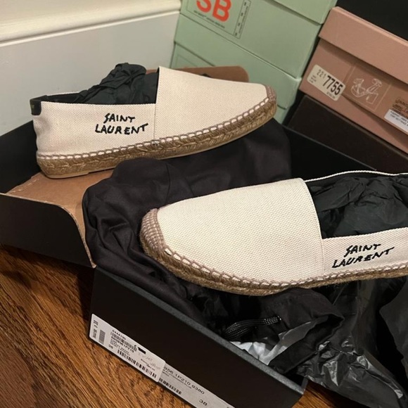 Ysl white espadrilles - Picture 1 of 6